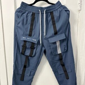 Dark blue jogger pants